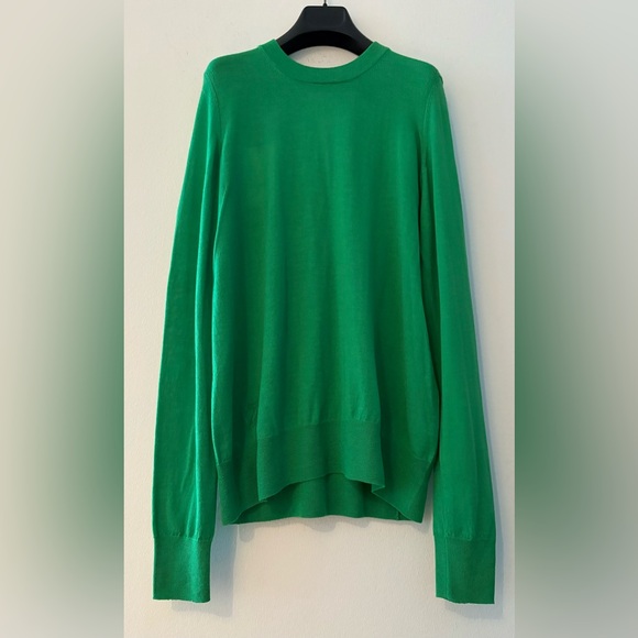 Zadig & Voltaire Vibrant Green Open-Back Wool Sweater - Picture 2 of 5